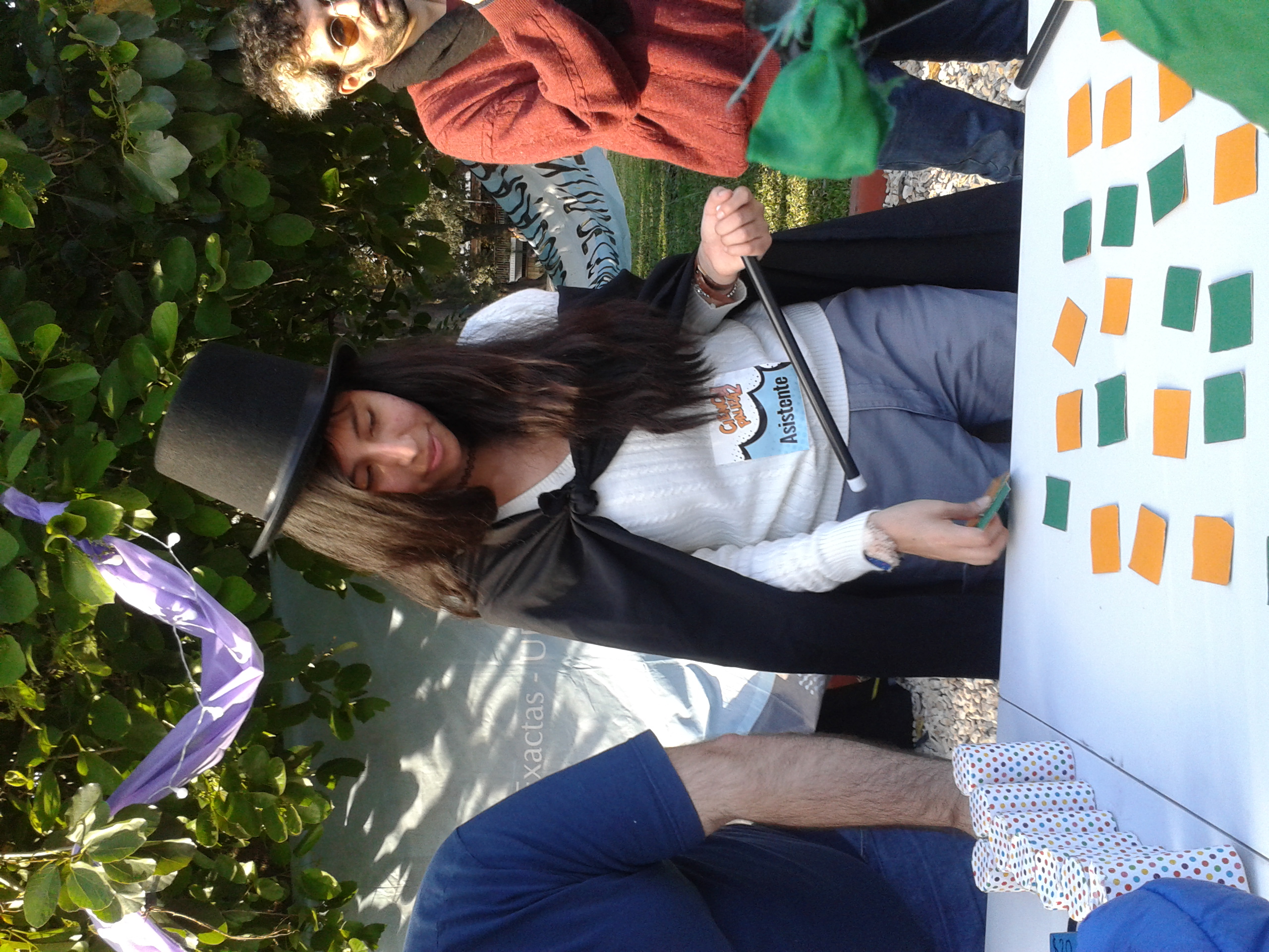 Magic Binary Numbers activity at Ciencia Palooza