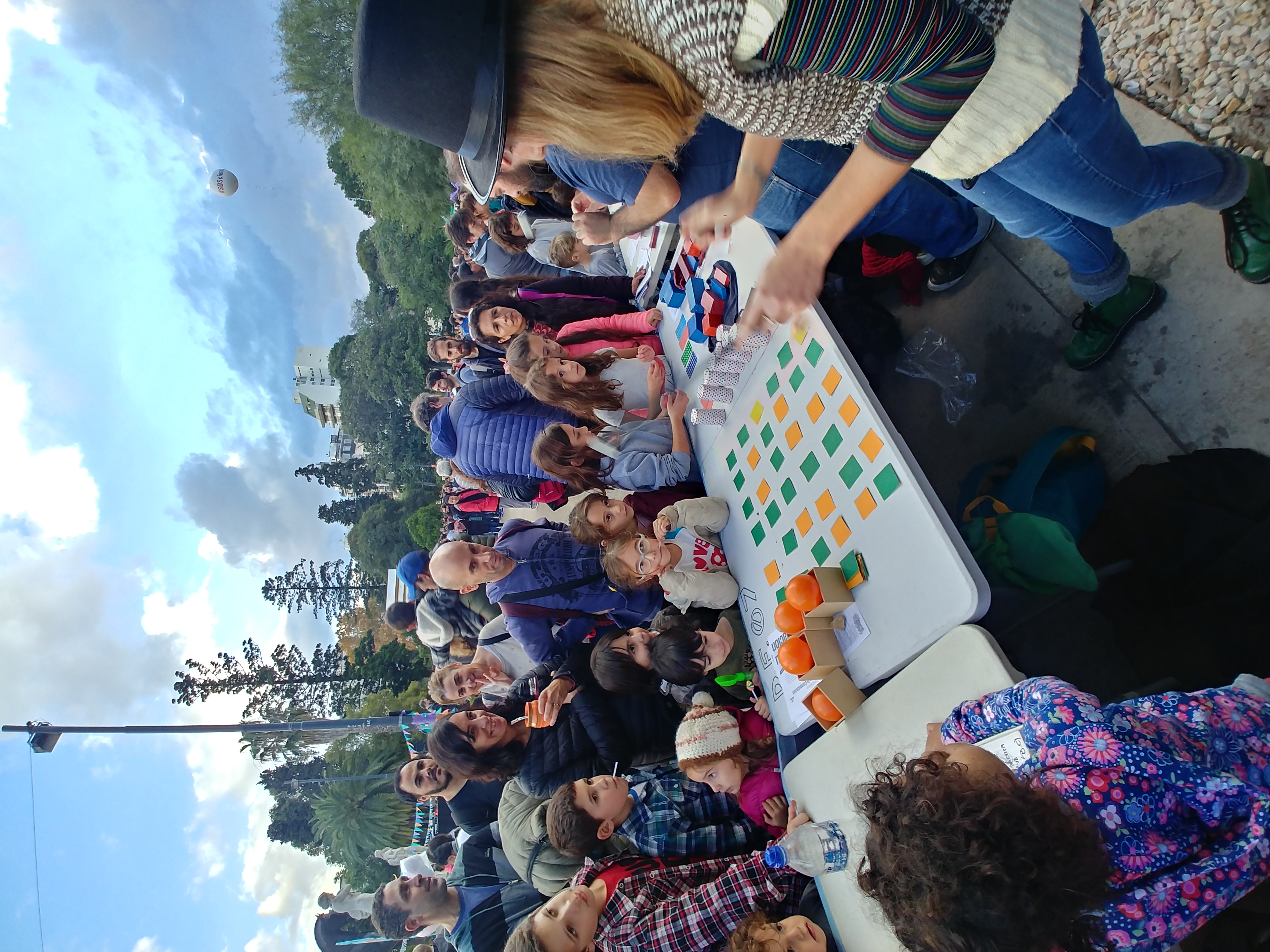 Magic Binary Numbers activity at Ciencia Palooza